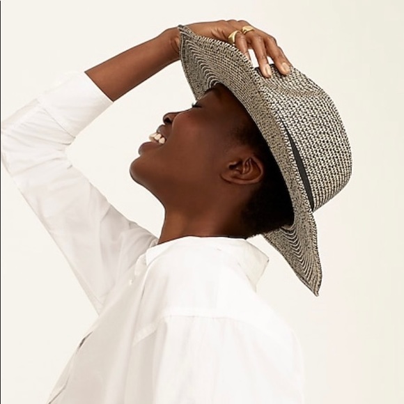 J.Crew Packable straw hat